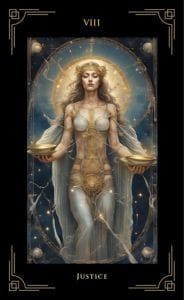 The Justice Hidden Arcana Tarot Tarotscope